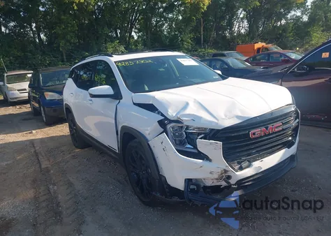 2022 GMC Terrain Slt z USA, uszkodzony, nr VIN 3GKALPEV3NL206789
